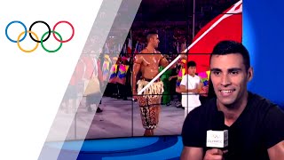 Pita Taufatofua commentates on the Rio Opening Ceremony  Take the Mic [upl. by Niwrek]