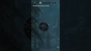 SKYRIM SHIELDS JUST FLOAT AWAY NOW skyrim elderscrolls gaming gameplay games gamer shorts [upl. by Loesceke867]