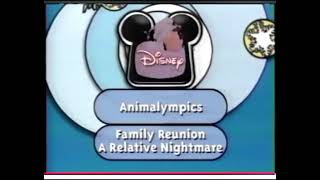 DISNEY NEXT ANIMALYMPICS TO FAMILY REUNION A RELATIVE NIGHTMARE FRIDAY 21ST JANUARY 1991 [upl. by Laved]