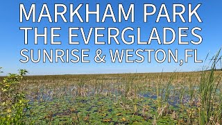 Markham Park lap Everglades levee  Sunrise Weston amp Davie FL [upl. by Ecenahs]