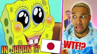 SO ist SPONGEBOB in JAPAN 😱😂 FREAKOUTS amp FAILS [upl. by Anitan818]