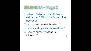 Infosys Selenium Interview Questions for 8 to 14 yrs selenium  Testing Labs A to Z Shrts5P2 [upl. by Yates]