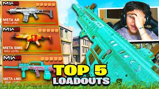 NEW TOP 5 META LOADOUTS after SEASON 4 UPDATE 👑 Warzone 3 Meta Loadouts MW3 [upl. by Henleigh]