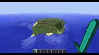 Minecraft The best lonely island seed [upl. by Brocky]