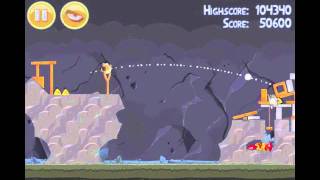 Angry Birds 158 Mine amp Dine 3 Star Walkthrough [upl. by Edwin]