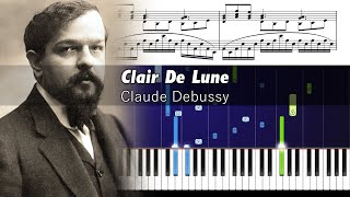 How to play Clair De Lune by Claude Debussy on piano [upl. by Potter]