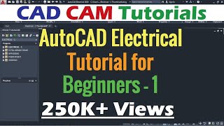 AutoCAD Electrical Tutorial for Beginners  1 [upl. by Neda]