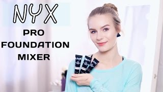 NYX Pro Foundation Mixer  REVIEW [upl. by Llehsor]