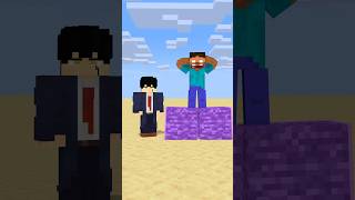 HELP Herobrine To Power Up Jump With Bigger And Bigger Bedrock friendship shorts trending anime [upl. by Enra]