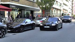 BMW M5 Driving Like A Lunatic In Knokke [upl. by Anima]