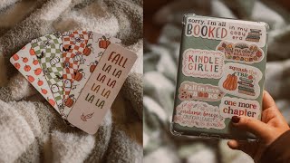 Fall amp Spooky Stickers Bookmarks Reading Journal  Studio Vlog 008 [upl. by Lindner634]