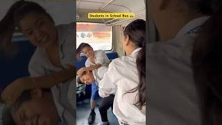 Students and School bus 🚌 shorts ytshorts sejalgabashorts schoollife teacherlife [upl. by Trefor]