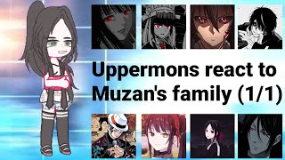 Uppermons react to Muzans family 11 [upl. by Salokcin]