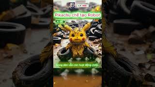 Pikachu chế tạo Robot😍trending hoathinh anime doremon nobita pikachu pokemon shorts ai [upl. by Sachsse]