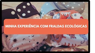 Minha experiência com as fraldas laváveis e ecologicas Elinfant oito meses de uso [upl. by Quintessa]