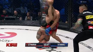 KSW 78 ROMAN SZYMAŃSKI EFEKTOWNIE PODDAJE RYWALA BALACHĄ [upl. by Ferrell18]