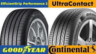 Goodyear EfficientGrip Performance 2 vs Bridgestone Turanza T005 [upl. by Okihsoy]