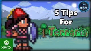 Tips and Tricks  5 Tips for Terraria [upl. by Annaik744]