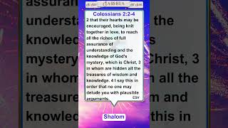 ¡In Christ are hidden all the mysteries bibleverse christ mysteries god wisdom knowledge [upl. by Filemon]