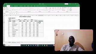 HOW TO CREATE A REPORT CARDS IN EXCEL SHEET [upl. by Klarrisa]