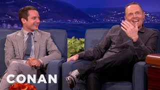 Bill Burr Teaches Elijah Wood How To Kill  CONAN on TBS [upl. by Nehpets43]