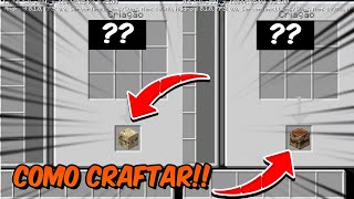 INCRÍVEL COMO CRAFTAR AS NOVAS BANCADA DE TRABALHO NO MINECRAFT POCKET EDITION 1902 BETA [upl. by Anirad]