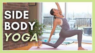 30 min Vinyasa Flow Yoga  SIDE BODY STRENGTH amp STRETCH [upl. by Sosthena]