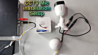 DVR मैं Mike कैसे लगाए CCTV to way talking CCTV mic connection [upl. by Dunstan]