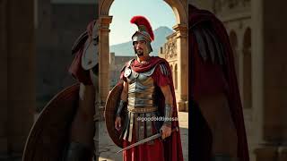 Roman soldier in Pompei 🇮🇹romanempire pompei soldier man italy history ai armor romans [upl. by Harutek]