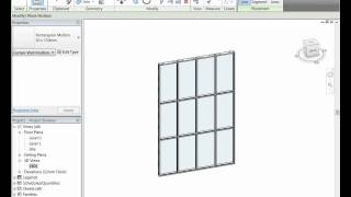 Adding mullions in one click in Revit [upl. by Akeme15]