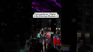 Tems Higher Performance at the Grammys Museum Was PURE MAGIC [upl. by Halivah341]