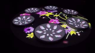 3D Projection Mapping Restaurant  Eclair Bistro North Dallas TX [upl. by Myles750]