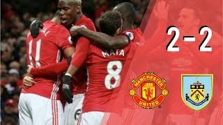 Manchester United vs Burnley 22  All Highlights amp Goals  26122017 [upl. by Gnirps]