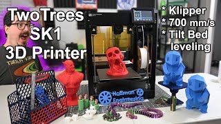 700 mms  Klipper  CoreXY  Tilt Bed Leveling This has it all  TwoTrees SK1 3D Printer Review [upl. by Accebor774]