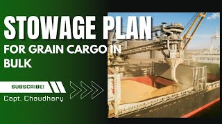 MAKING GRAIN STOWAGE PLAN [upl. by Nottage]