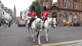 2024 City of Perth Salute Military parade along Perth High Street in Scotland on 4th August 2024 [upl. by Lyndy]