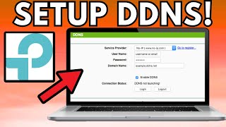 How to Setup DDNS Dynamic DNS on TP Link Router [upl. by Elfie]