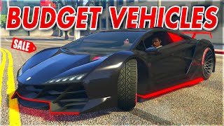 Best BUDGET Vehicles Under 100K 500K AND 750K GTA 5 Cheap Vehicles To Buy On A Budget [upl. by Beth]