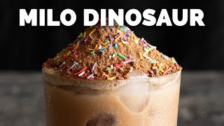 How to Make Milo Dinosaur  Malaysian and Singaporean Milo Tabur [upl. by Auberta]