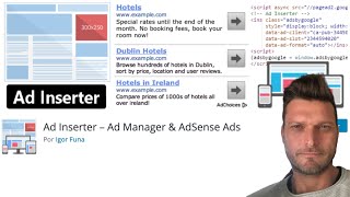 ✅ Ad Inserter ➡️ Agrega publicidad de Adsense a tu sitio web  WordPress [upl. by Oirramed]