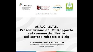 AVITABILE  MACISTE  Presentazione del 2° Rapporto Trieste 13122023 [upl. by Ronica328]