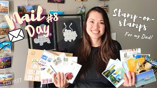 MailDay8  Opening Viewer Mail  quotStampOnStamps for Your Dad quot [upl. by Feeney]