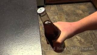 How To Open A Bottle Without A Bottle Opener Two Cool New Ways [upl. by Mctyre]