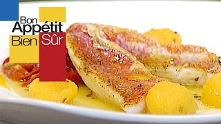 Recette Filets de rougets poêlés [upl. by Eimat]