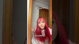 Pt1 Los signos ✨NIÑOS✨ humor comedia zodiaco parodia horoscopo signos viralshorts comedy [upl. by Artina]