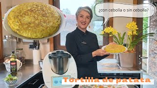 💥 TORTILLA DE PATATA  TORTILLA ESPAÑOLA 💥 CON o SIN CEBOLLA con Thermomix® TM6 TM5 TM31 🔝 [upl. by Moskow]