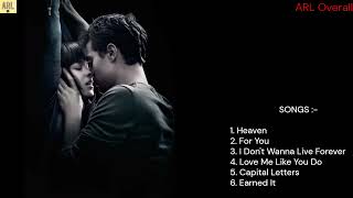 Fifty Shades  All Best Songs In One  Best Playlist Fifty Shades  Love Songs From Fifty Shades [upl. by Aniratak]