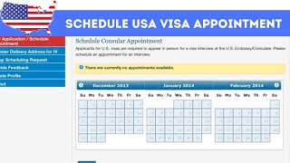 How to schedule USA Visa appointment online  Step by Step 2020 [upl. by Layla931]