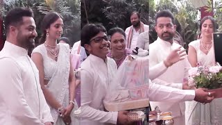 Jr NTR and His Wife Lakshmi Pranathi Hilarious Fun With Narne Nithin amp Fiance Shivani Talluri [upl. by Ardnoyek]