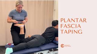 Plantar Fascia Taping [upl. by Montford376]